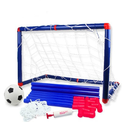 Floating LED Football Toys Air Power Soccer Disc Hovering Football Game Light Toy Flashing Ball Toys with Soccer goals