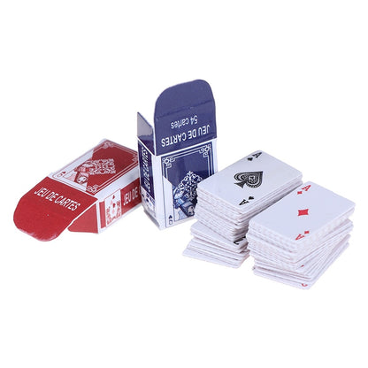 Micro Poker Playing Cards 1:12