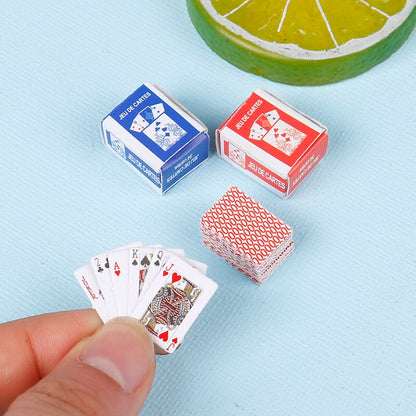 Micro Poker Playing Cards 1:12