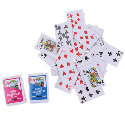 Micro Poker Playing Cards 1:12