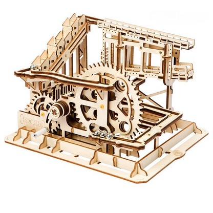 DIY 3D Wooden Puzzle Kit - Cog Coaster - Fun and Challenging Model Building Blocks Assembly Toy