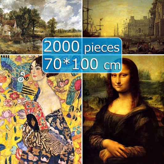 Jigsaw Puzzle 70*100 cm puzzle 2000 pieces Famous Painting of World Adult puzzles Kids DIY Creativity Imagine Educational Gifts