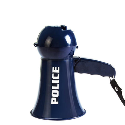 Law Enforcement Role-Play Megaphone Toy - Sapphire Blue