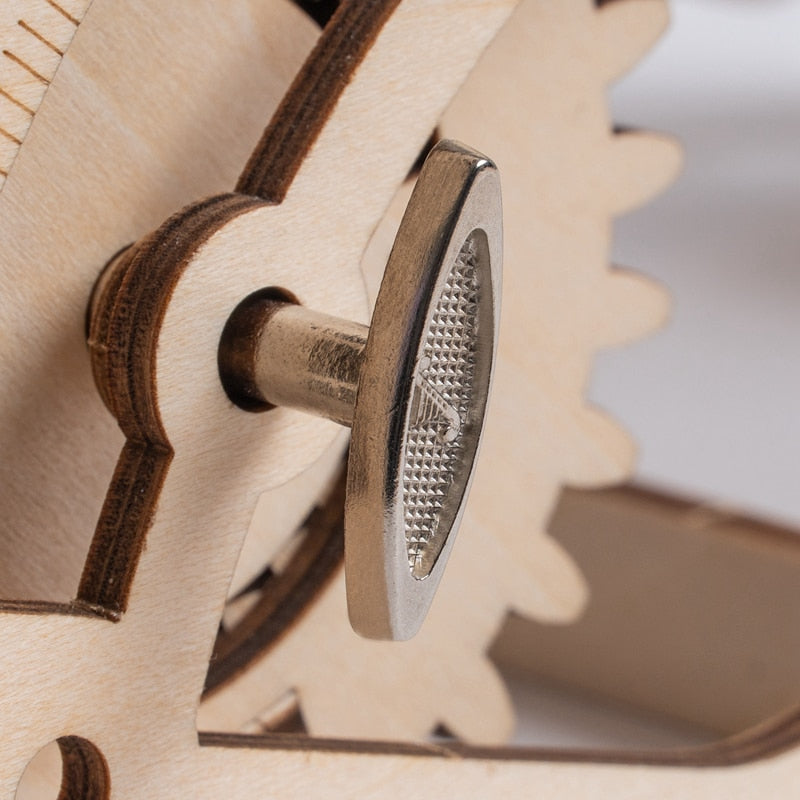 Pendulum Clock - Robotime 4 Kinds DIY Laser Cutting 3D Mechanical Model Wooden Model Building Block Kits Assembly Toy Gift for Children Adult