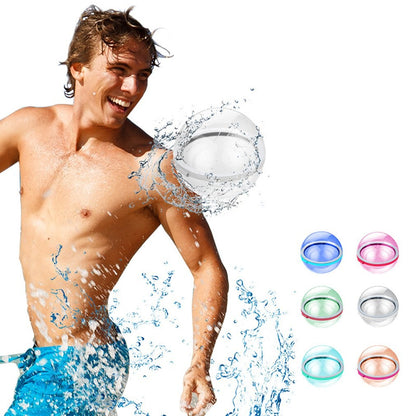 Water Bomb Splash Balls Reusable Water Balloons Absorbent Ball Outdoor Pool Beach Play Toy Pool Party Favors Water Fight Games