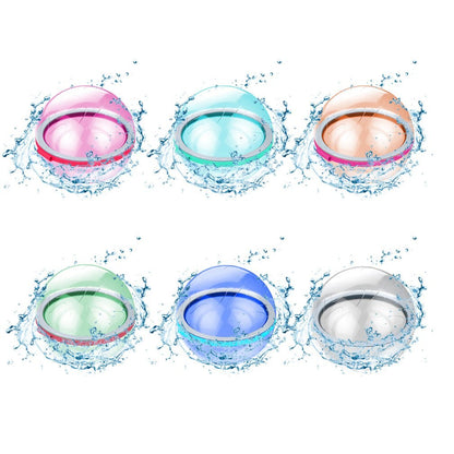 Water Bomb Splash Balls Reusable Water Balloons Absorbent Ball Outdoor Pool Beach Play Toy Pool Party Favors Water Fight Games