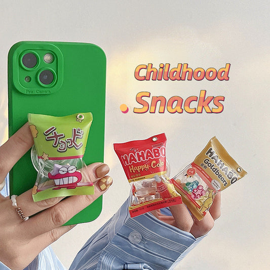 Childhood Snacks Japan Inflatable Capsule Phone Holder - Fun and Quirky Toy Accessory